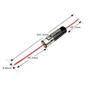 Pila Batería EEMB 14505 ER14505-AX 3.6V AA Con Conector Axial