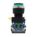 Interruptor Botón Pulsador Push Button Arranque Industrial YJ139-LA38 1NO+1NC Verde
