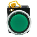 Interruptor Botón Pulsador Push Button Arranque Industrial YJ139-LA38 1NO+1NC Verde