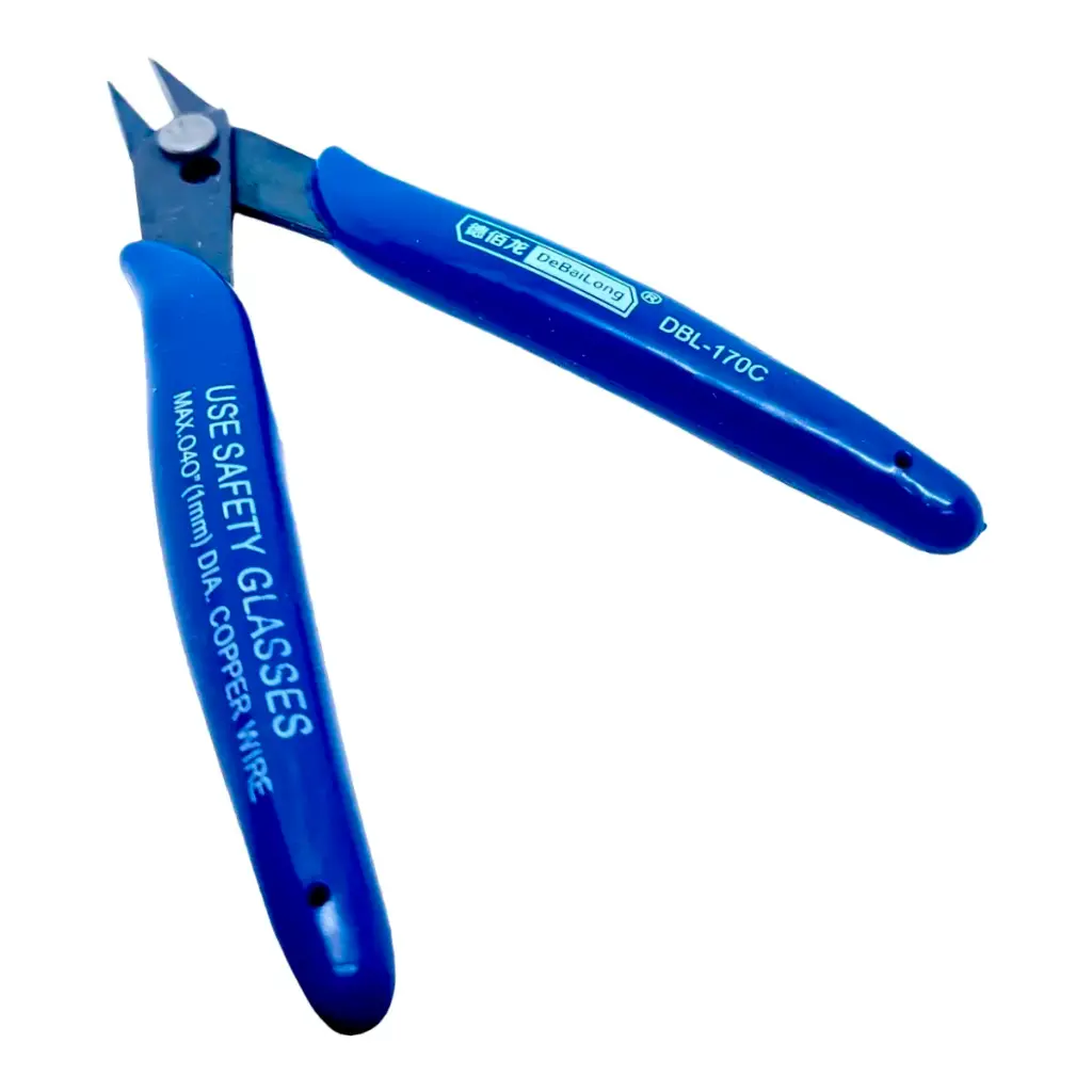 Pinza De Micro Corte DBL-170C Azul .040 (1mm) MAX