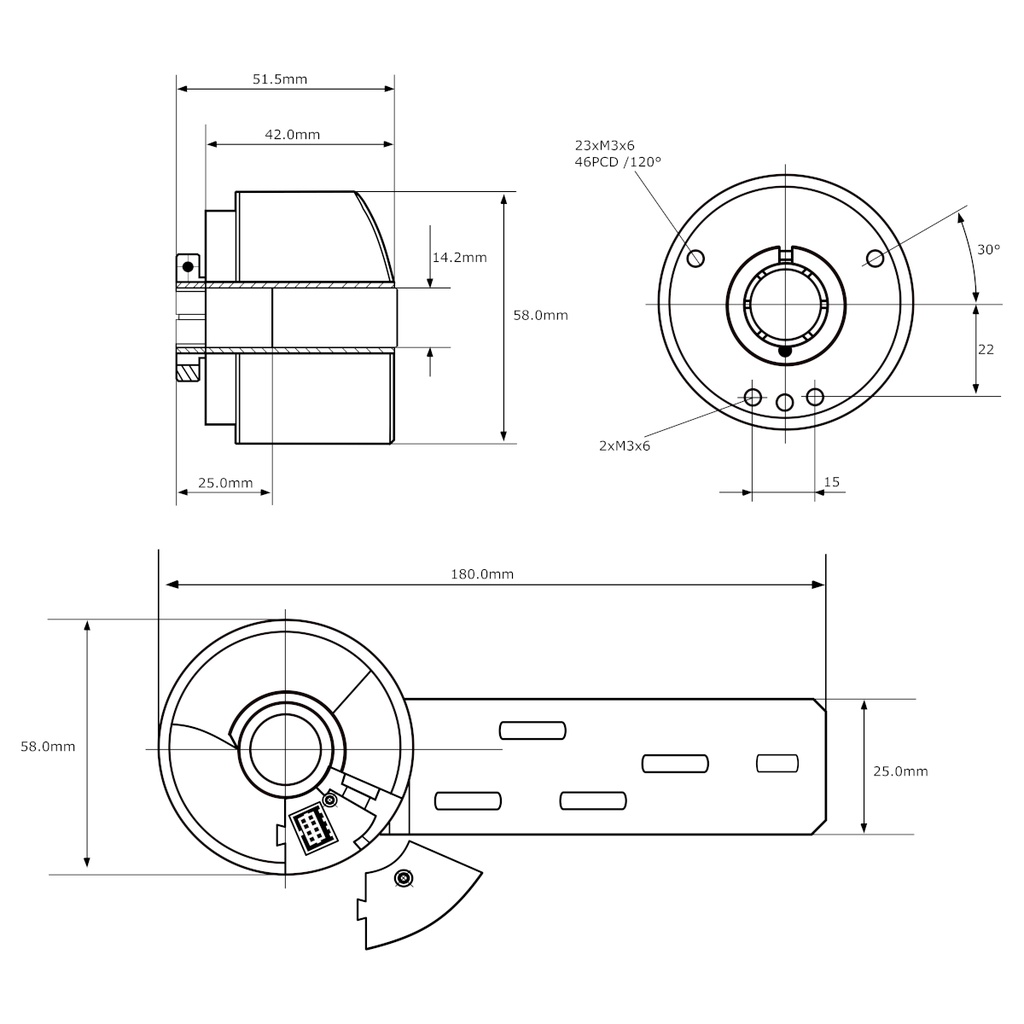 Encoder Incremental Baumer ITD21H00 01024 H NI S21SG8 E 14 IP65 021
