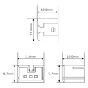 Ventilador NMB 2410VL-S5W-B59 A90L-0001-0581 24V DC 0.11A 60mm x 60mm x 25mm
