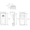 Clip Fijo Motorola PMLN4651 PMLN4651A Para Cinturón