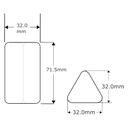 Pila Batería Energy+ 14500 LS14500-1 3.6v 7350mAh 2 Terminales Reemplazo Motoman HW970932-A (Energy)