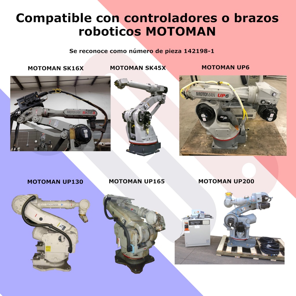 Pila Batería Energy+ 14500 LS14500-1 3.6v 7350mAh 2 Terminales Reemplazo Motoman HW970932-A (Energy)