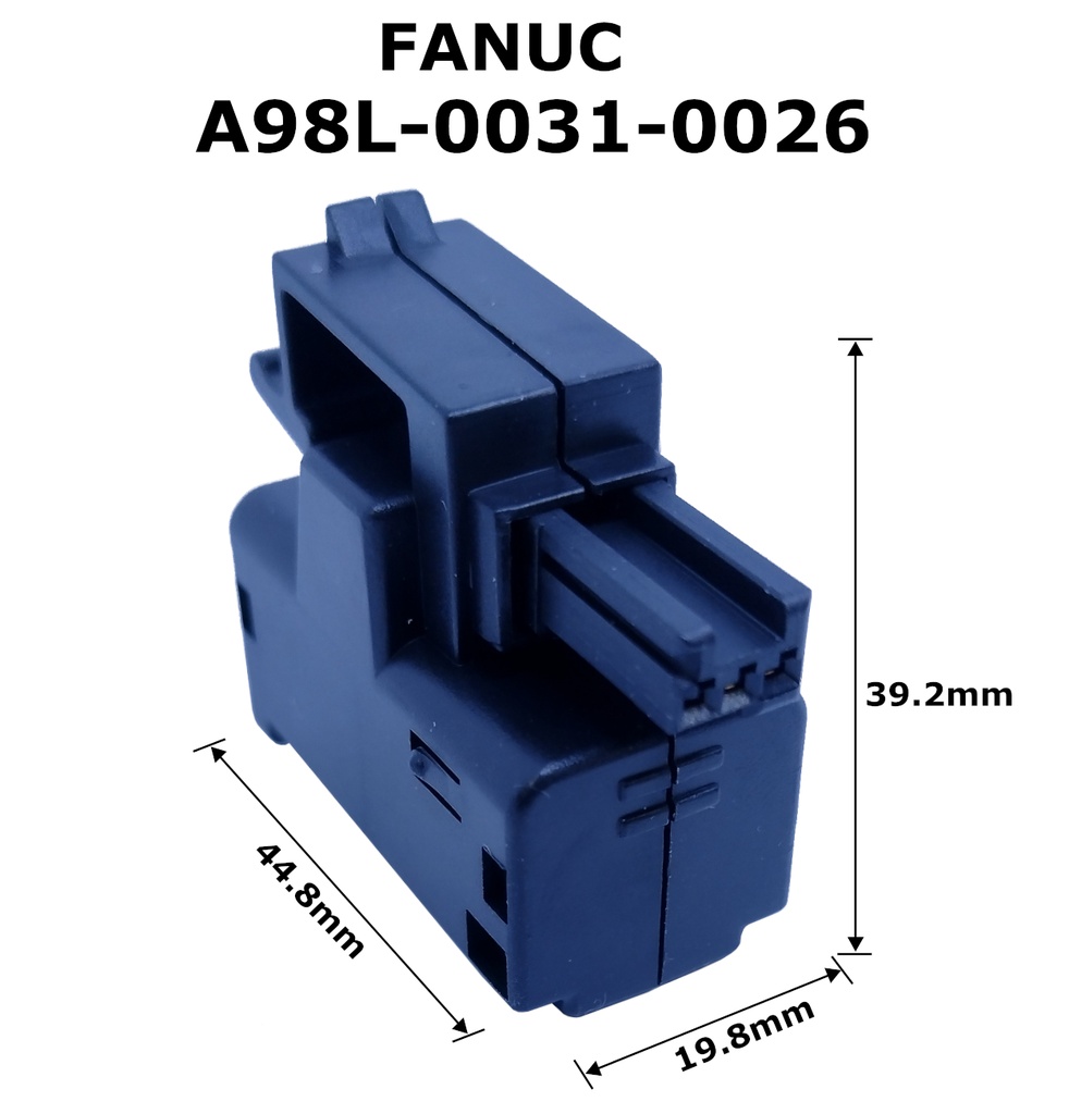 Pila Batería Fanuc A98L-0031-0026 (A02B-0309-K102) 3V 1750mAh Carcasa Negra