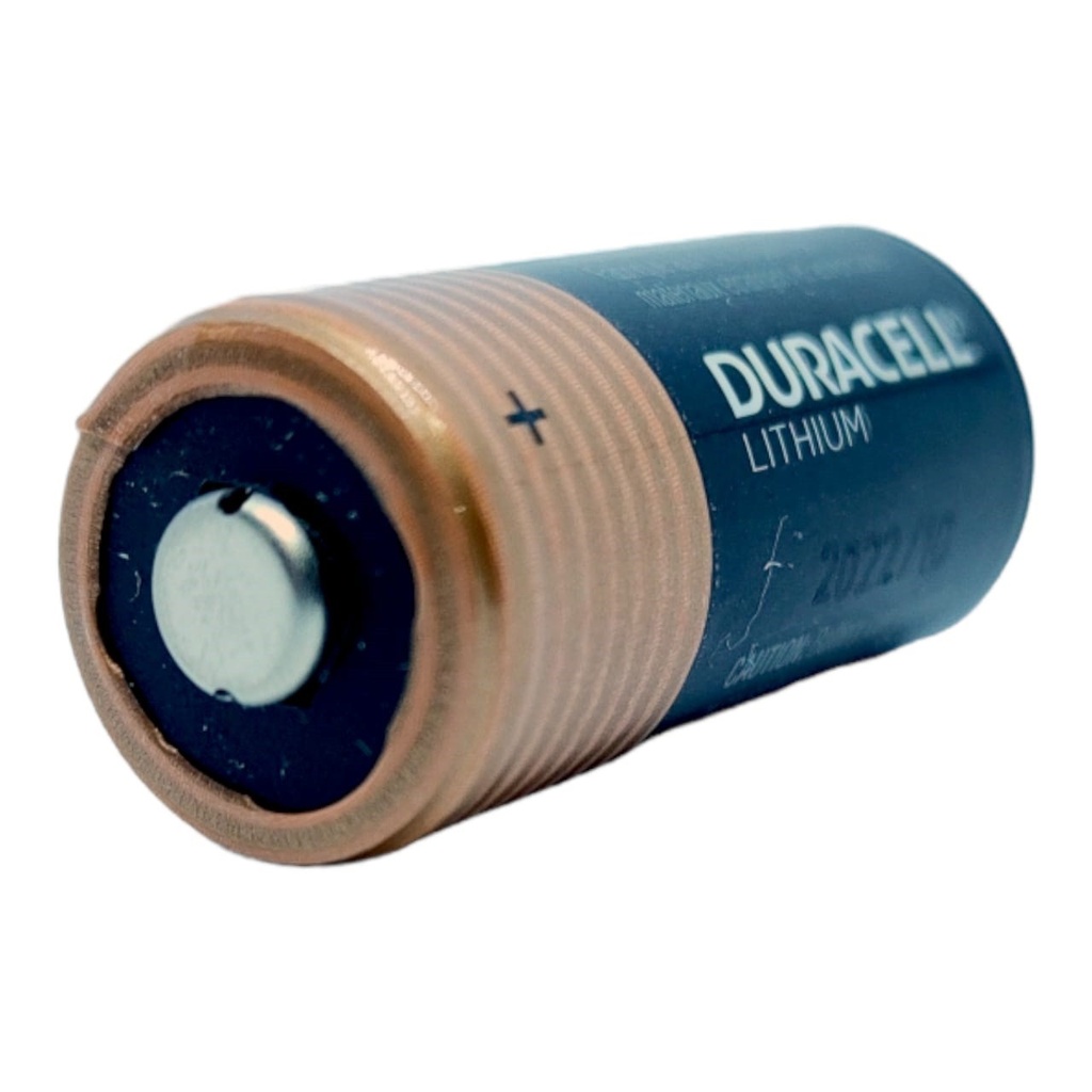 Pila Batería De Litio Duracell Mod: CR123A (CR17345) 3V