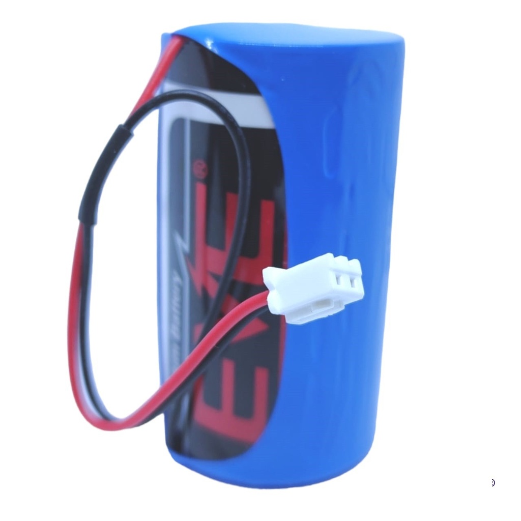 Pila Batería Litio Eve Energy ER34615 34615 3.6v 19Ah Tipo D Conector Blanco 2 Pines