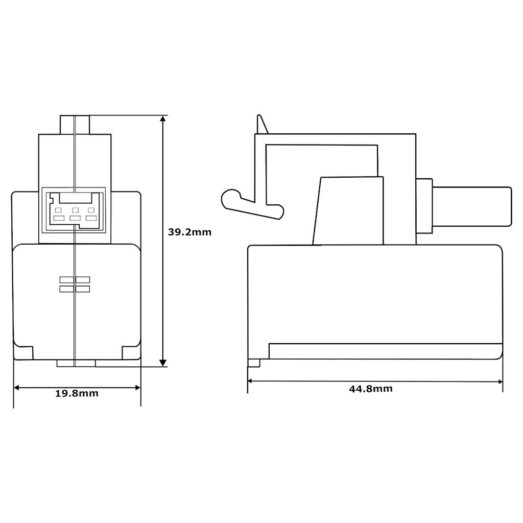 Pila Batería Fanuc A98L-0031-0026 (A02B-0309-K102) 3V 1750mAh Carcasa Negra
