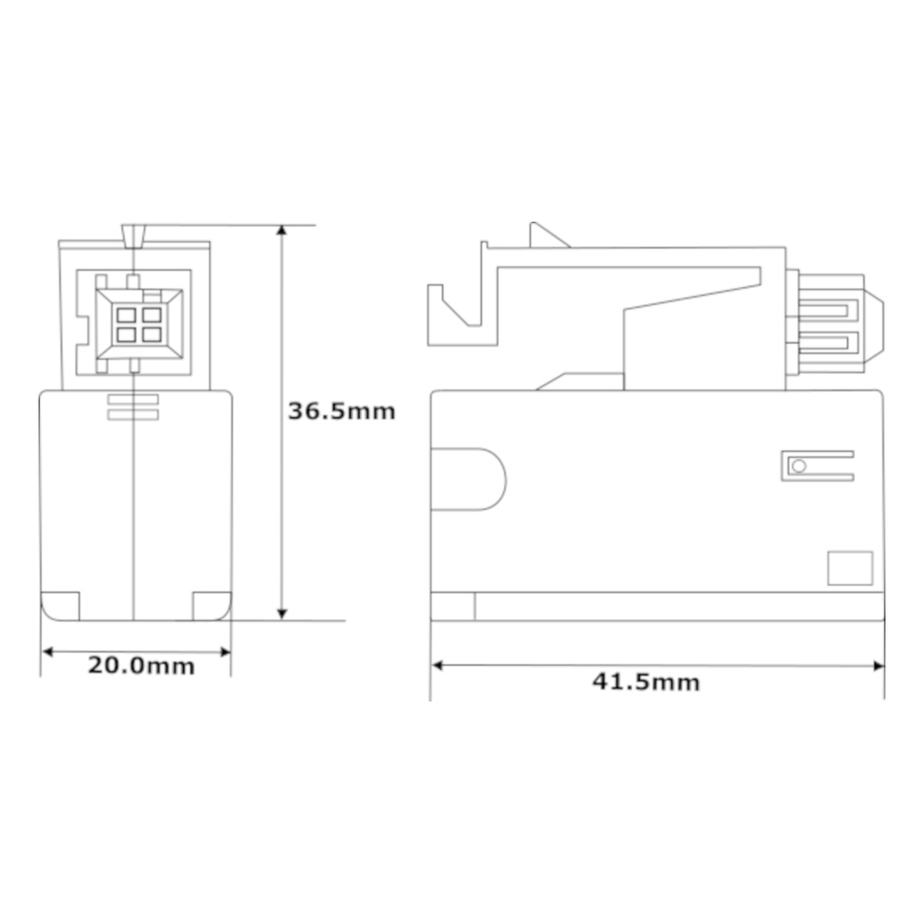 Pila Batería Fanuc A98L-0031-0028 (A02B-0323-K102) 3V 1750mAh Carcasa Negra