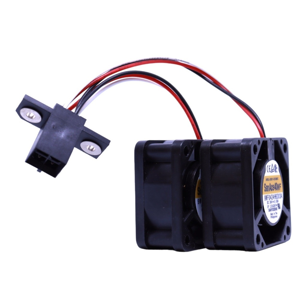 Ventilador Conjunto Sanyo Denki San Ace 40WF 9WF0424H6D03A A90L-0001-0385C 24V 0.08A 40mm x 40mm x 20mm Conector Negro 4 Pines
