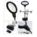 Soporte Y Lupa Con Luz Led Para Soldar TE-801
