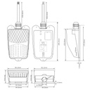 Interruptor de Pedal Pie CFS-3S 250V AC 15A Metálico