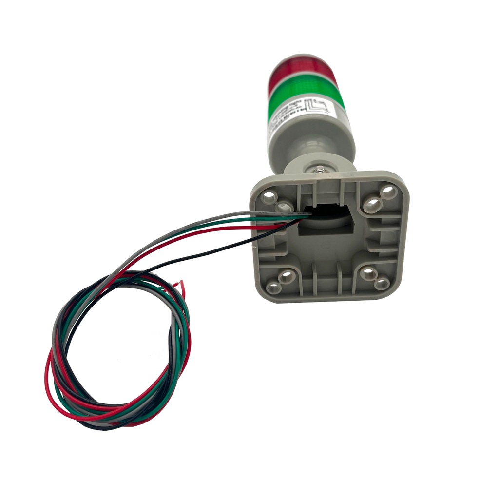 Torre Indicadora Industrial HY-2W-J-Z Semáforo 2 Colores 110-220V AC Maquinaria Con Buzzer