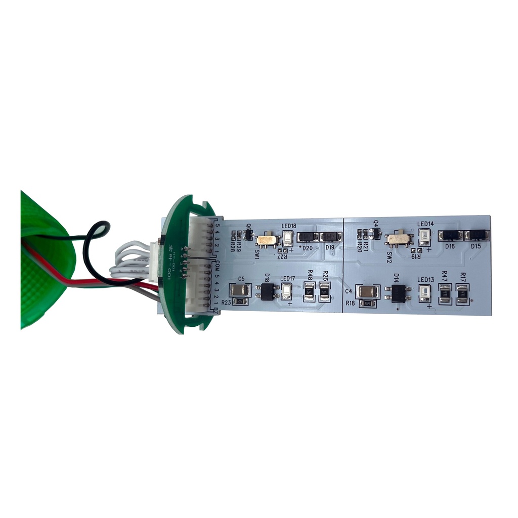 Torre Indicadora Industrial HY-2W-J-Z Semáforo 2 Colores 110-220V AC Maquinaria Con Buzzer