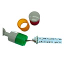 Torre Indicadora Industrial HY-3W-J-Z Semáforo 3 Colores 110-220V AC Maquinaria Con Buzzer