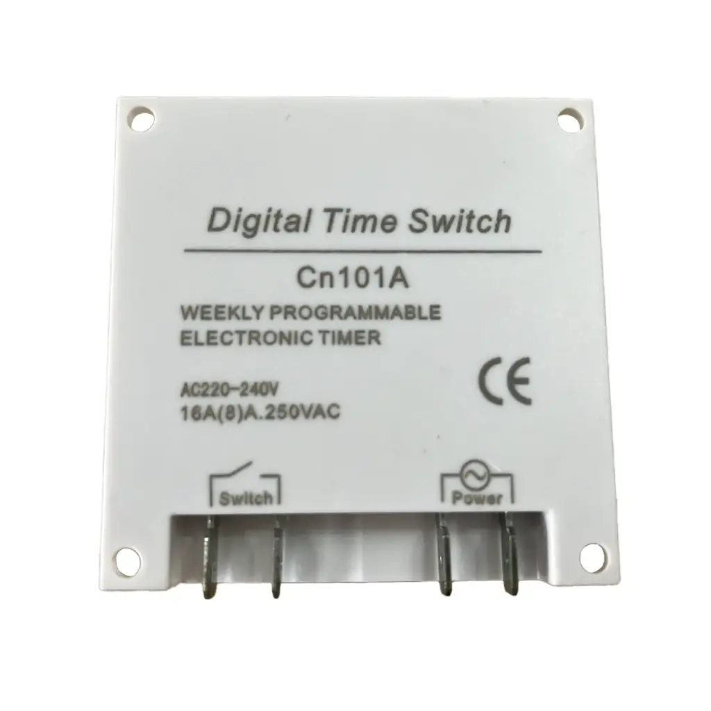 Timer Relay CN101A Temporizador Digital Acuario Incubadora (BLANCO) 220V