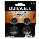 4x Blister Pila Batería Duracell CR2032 DL2032 3V Tipo Botón Litio
