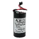Pila Batería Mitsubishi Q7BAT CR23500SE 3V 5000mAh Conector Negro Pequeño Para PLC