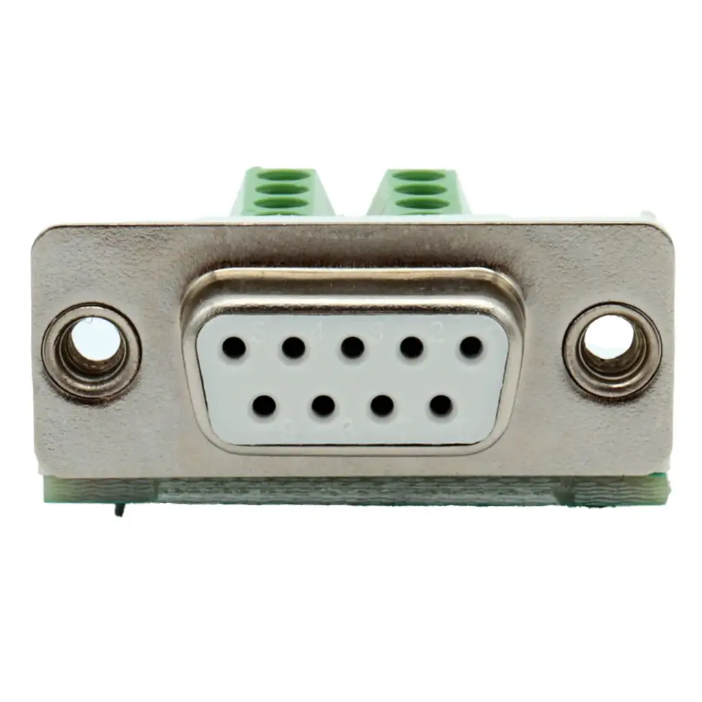Adaptador Hembra DB9 RS232 Serial Terminal Con Clemas Conector