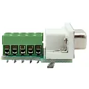 Adaptador Hembra DB9 RS232 Serial Terminal Con Clemas Conector