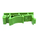Arnes Clema Riel Din para Arduino Modelo DRG-01 Soporte de Nylon Para PCB 2 pzas