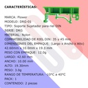Arnes Clema Riel Din para Arduino Modelo DRG-01 Soporte de Nylon Para PCB 2 pzas