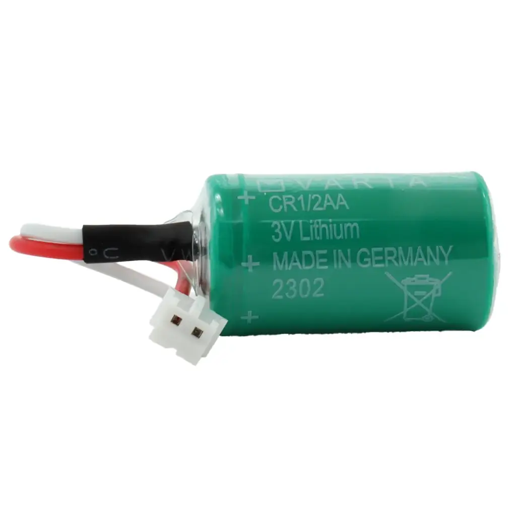 Pila Batería Varta CR1/2AA 3.0V 950mAh Conector Blanco Pequeño Remplazo de 6127201390