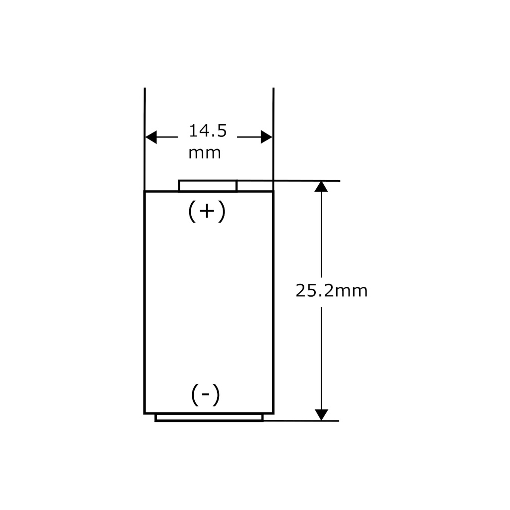 Pila Batería Allen Bradley Bulletin 1769-BA 14250 CR14250SE-R 3V 850mAh Conector Negro W LOGIX5000