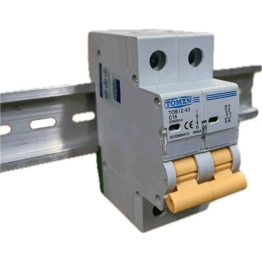 Interruptor Termomagnético TOB1Z-63(C16) 600V DC 16A Solar Fotovoltaico