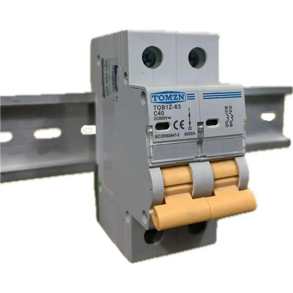 Interruptor Termomagnético TOB1Z-63(C40) 600V DC 40A Solar Fotovoltaico