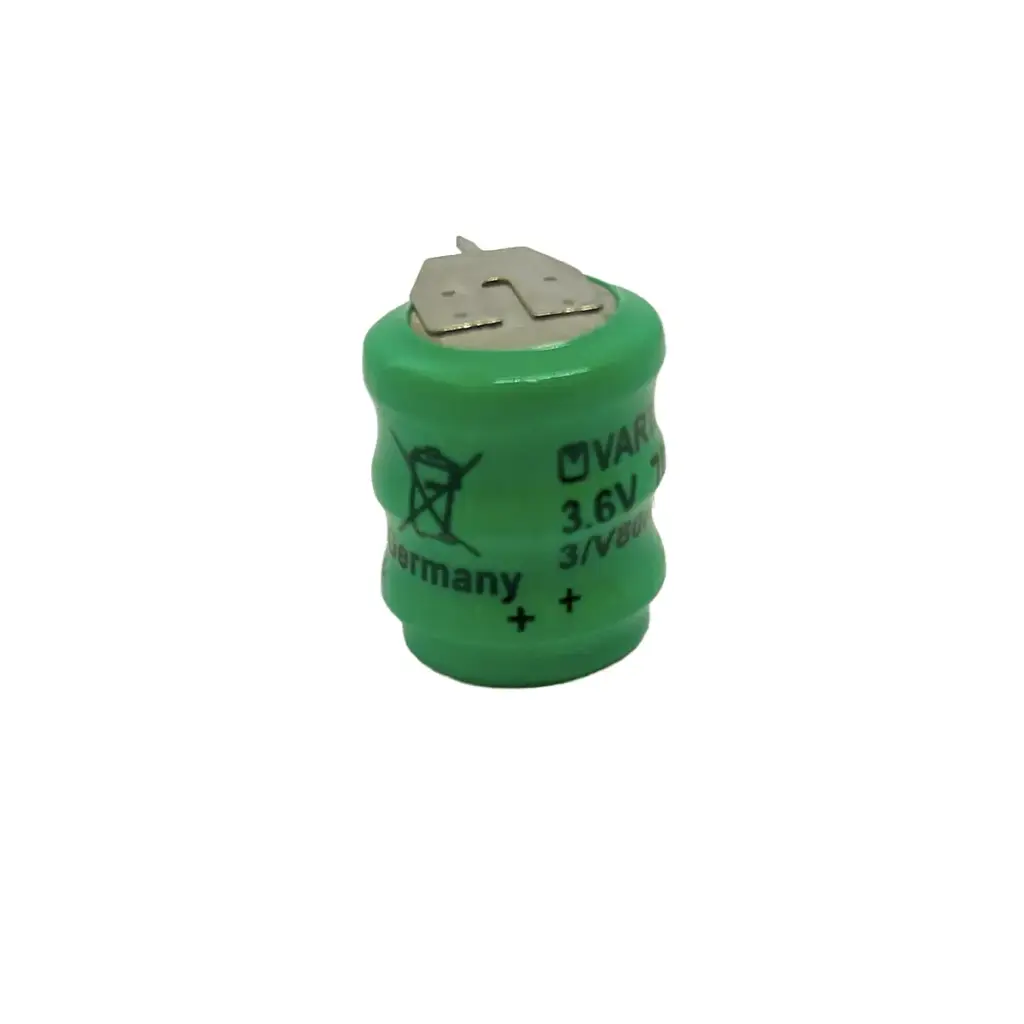 Pila Batería Varta 3/V80H 3.6v 70mAh Con Pines Recargable