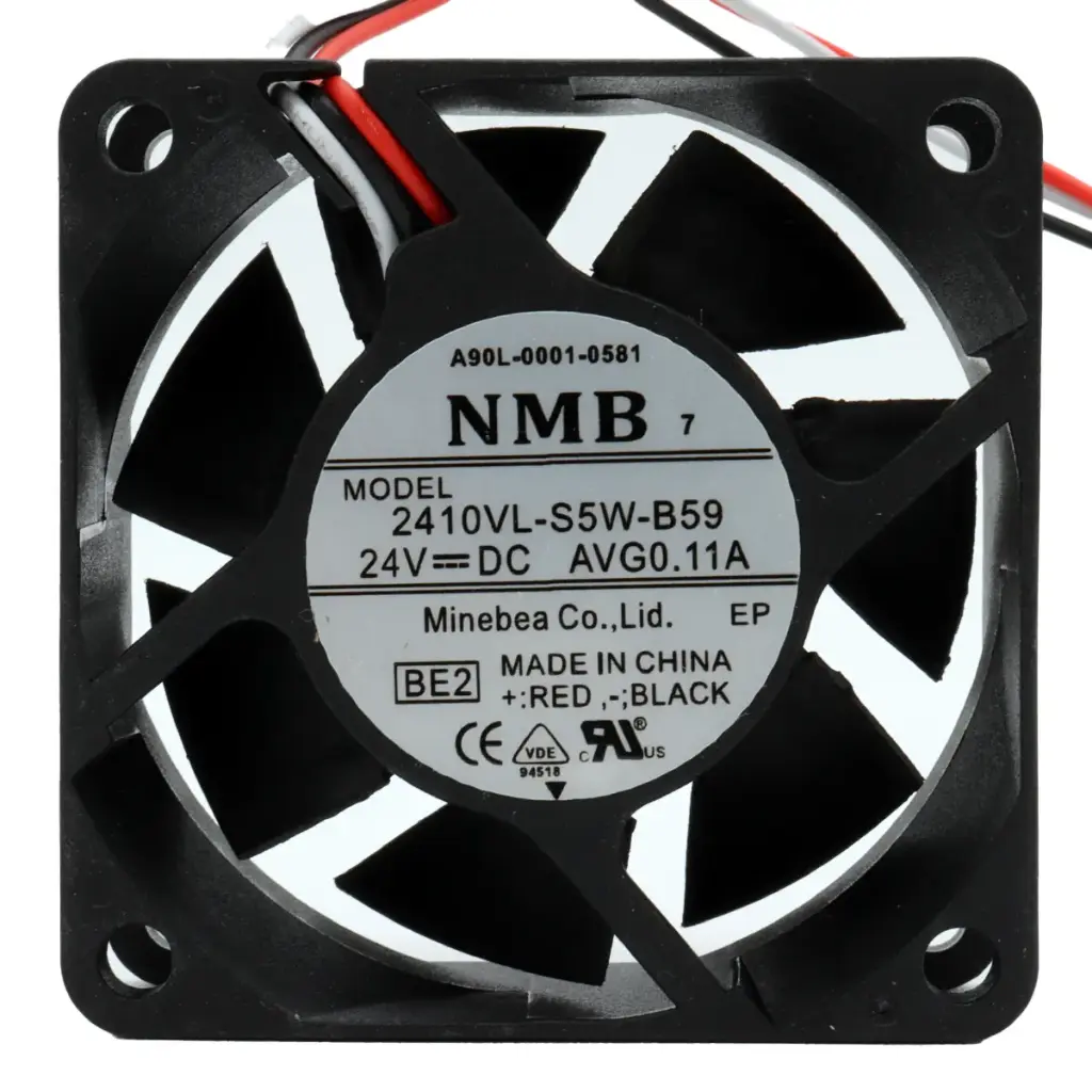 Ventilador NMB 2410VL-S5W-B59 A90L-0001-0581 24V DC 0.11A 60mm x 60mm x 25mm