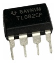 Circuitos Integrados Amplificador Operacional Entrada BI-FET Doble TL082CP TL082 082