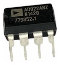 Circuitos Integrados Amplificador Operacional Dual 800 UV OFFSET Max 1.9 MHZ AD822ANZ AD822 822
