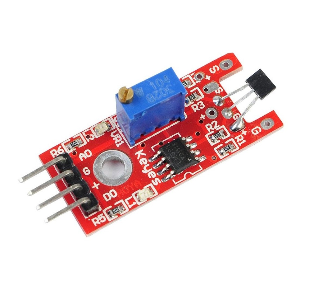 Modulo Sensor Campo Magnético Lineal Efecto Hall KY-024 Arduino PIC