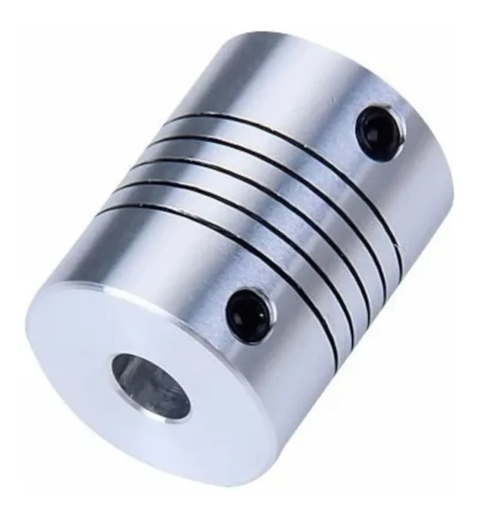 Acoplador Cople Acople Acoplamiento Flexible 5x5x25mm CNC Impresora 3D Prusa