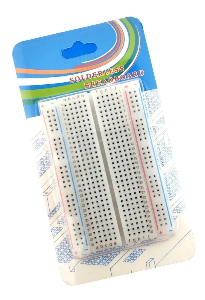 Mini Protoboard 400 Puntos Plantilla de Experimentos