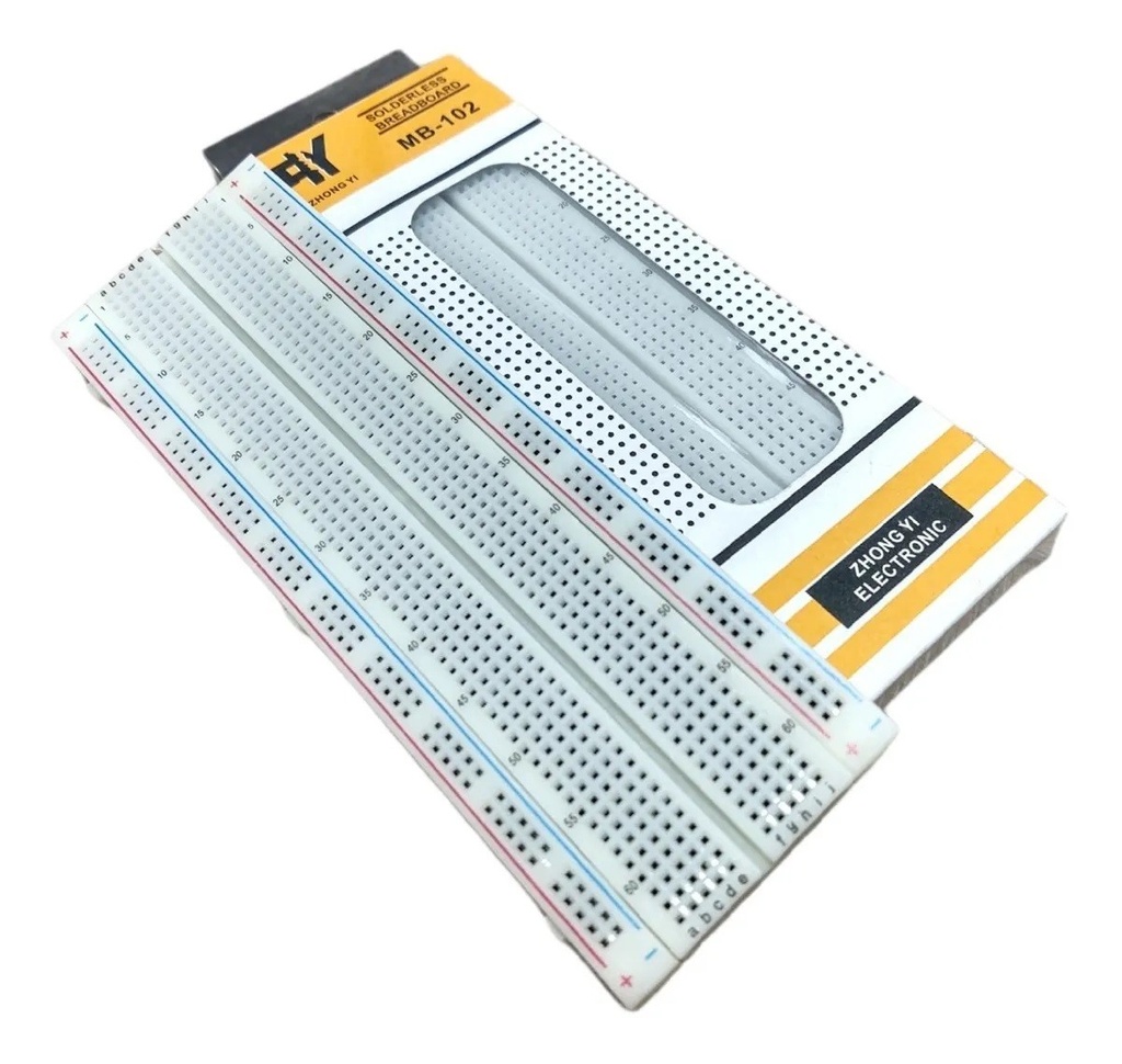 Protoboard Breadboard Estándar 830 Puntos