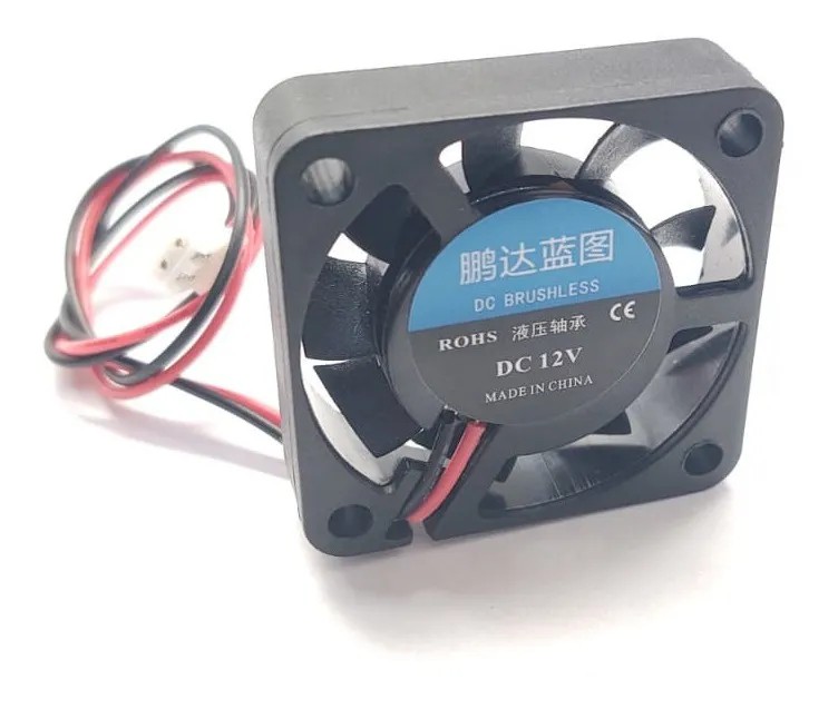 Ventilador 12V 4cm 40mm x 40mm x 10mm CPU 2 Pines Arduino PIC Raspberry