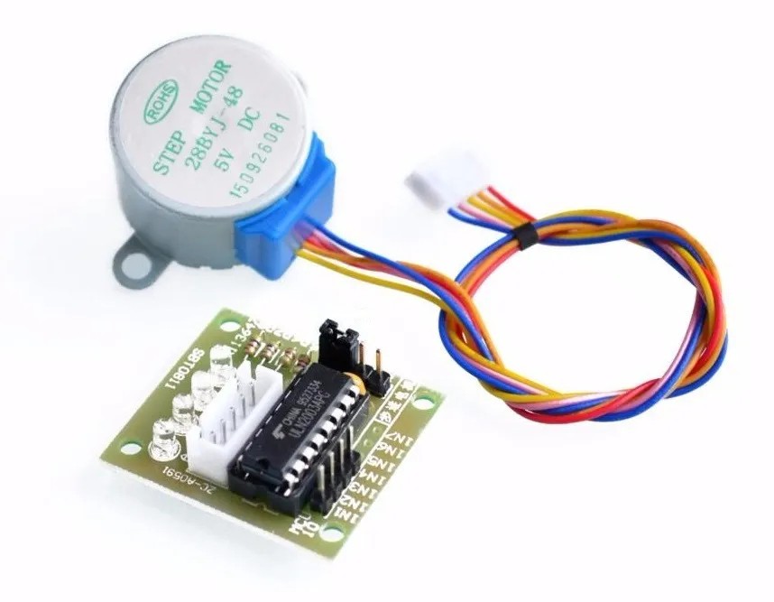 Motor A Pasos 5V 28BYJ-48 Con Módulo Driver ULN2003 Arduino PIC