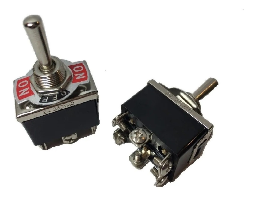 Switch Interruptor Palanca Cola De Rata 6 Patas 2P 2T 10A 125V