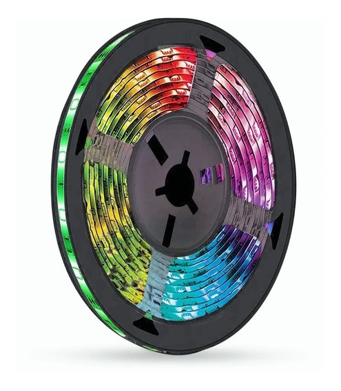 Tira De 300 LED RGB 5050 Impermeable 5m 12V Alta Calidad Uso Rudo Luces