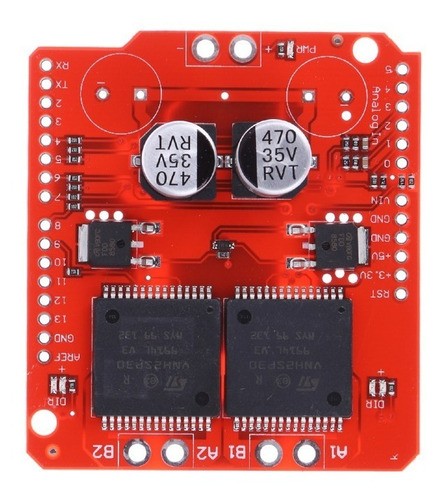 Puente H VNH2SP30 Dual Para Motor Alto Amperaje 30A Monster Driver Shield Arduino PIC
