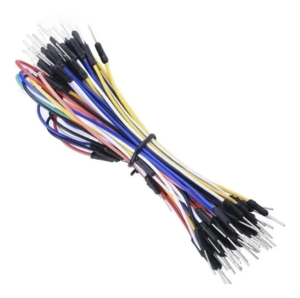 Paquete 65 Jumpers Cable Dupont Varios Tamaños M/M Protoboard Arduino PIC