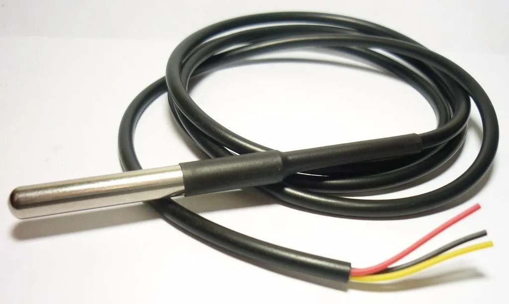Sensor De Temperatura DS18B20 Sonda Sumergible Contra Agua Arduino PIC