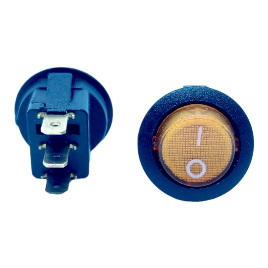 Switch Balancín Con Piloto Rojo 3 Patas 20A 12V