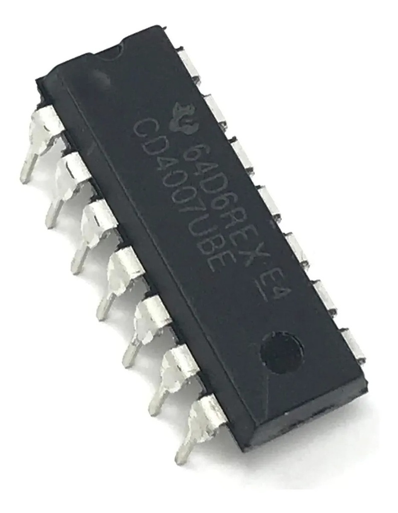 Compuerta Lógica Par Complementario Dual Más Inversor CD4007UBE CD4007 4007
