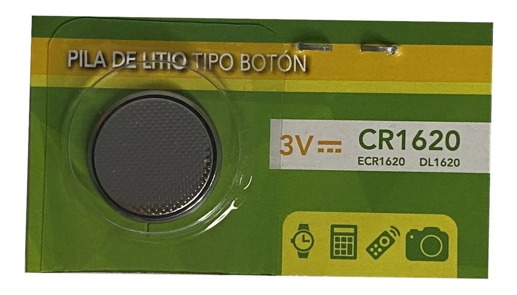 Pila Batería Radox 1620 CR1620 3V Tipo Botón De Litio