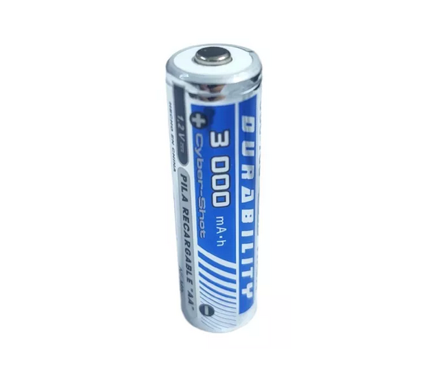 Pila Batería Recargable Ni-Mh 1.2V 3000mAh AA
